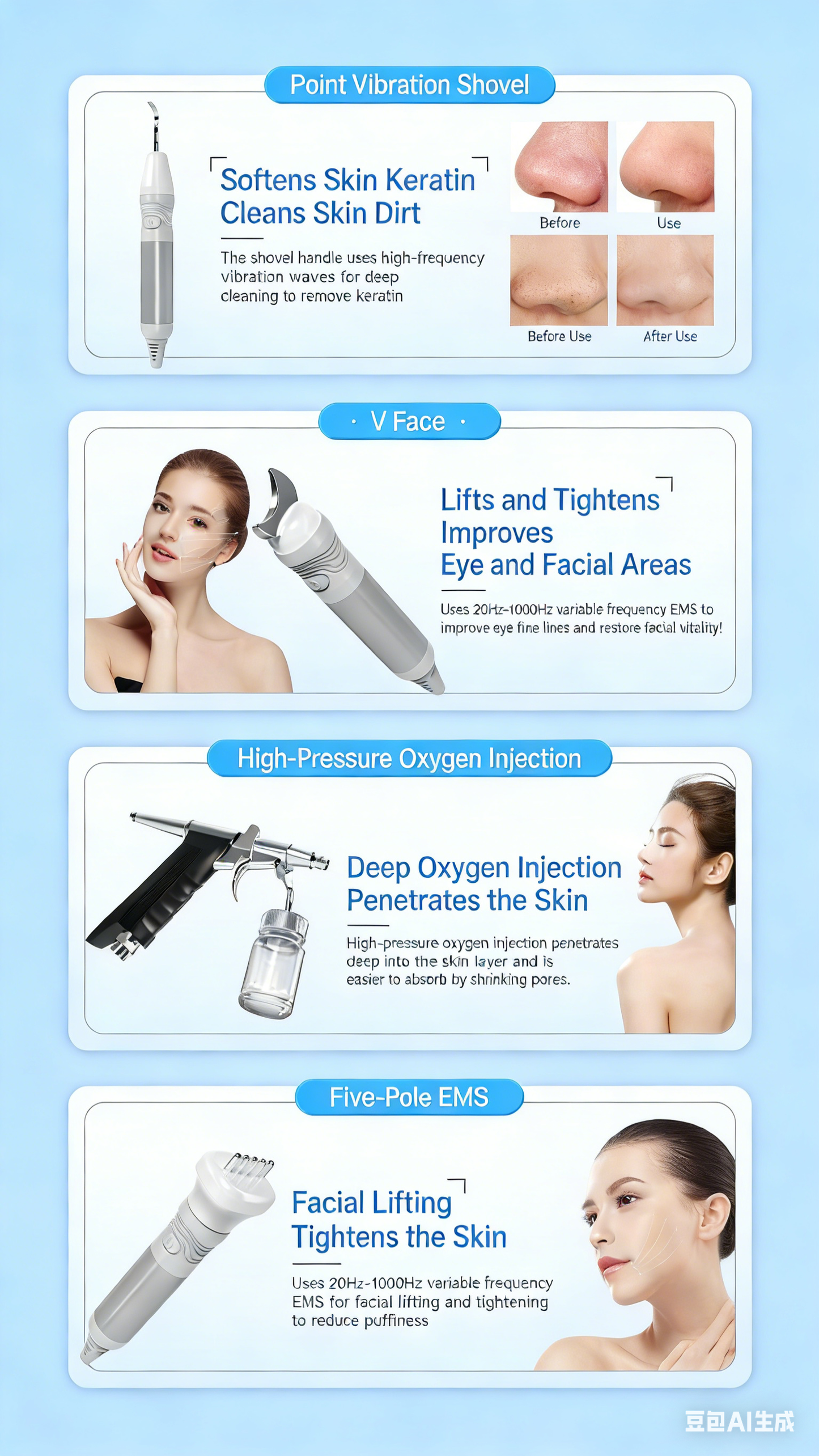 18 in 1 Hydra Facial Machine